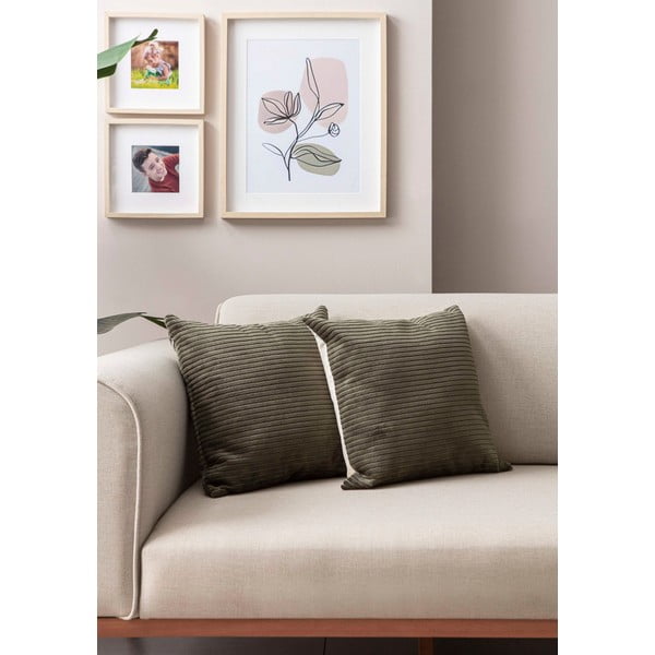 Kordbársony párnahuzat szett 2 db-os 43x43 cm – Mioli Decor-image-3