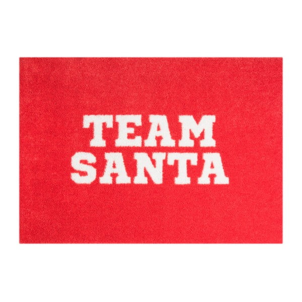 StateMat Team Santa piros lábtörlő, 50 x 75 cm - Mint Rugs