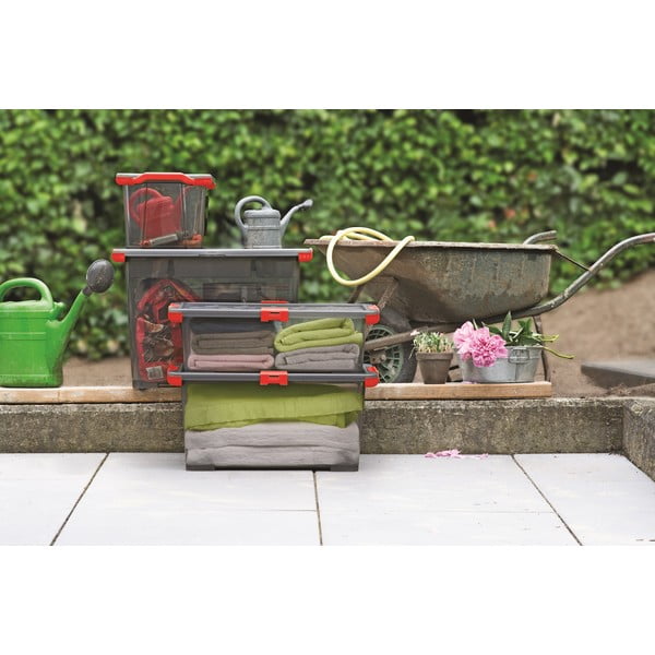 Műanyag tárolódoboz fedéllel Evo Total - Rotho-image-2