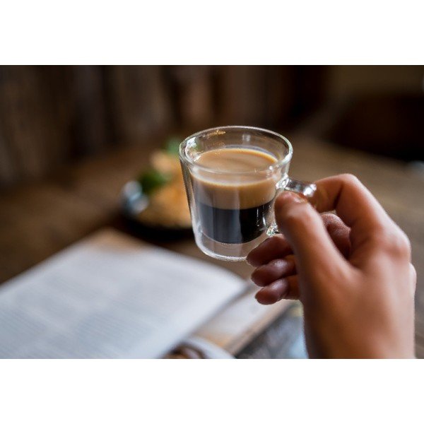 Üveg duplafalú eszpresszó bögre szett 2 db-os 80 ml Diva – Vialli Design-image-1