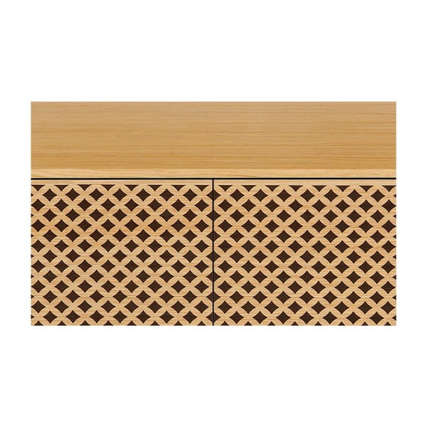 Camden Diamond komód tölgyfa dekorral - Woodman-image-4