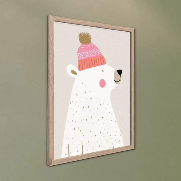 Gyerek kép 30x40 cm White Bear – Styler-image-3