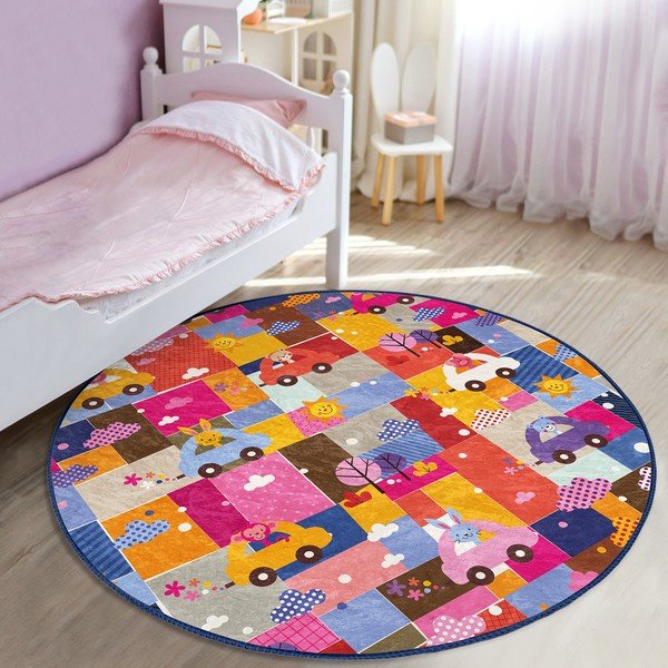 Gyerek szőnyeg ø 120 cm Comfort – Mila Home-image-1