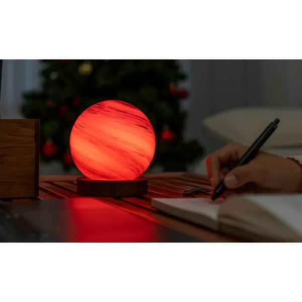 Barna-sötét natúr színű USB fénydekoráció ø 12 cm Polar Cloud – Gingko-image-1