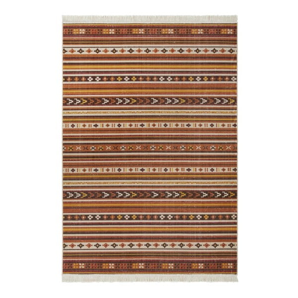 Piros szőnyeg újrahasznosított pamuttal, 80 x 150 cm - Nouristan