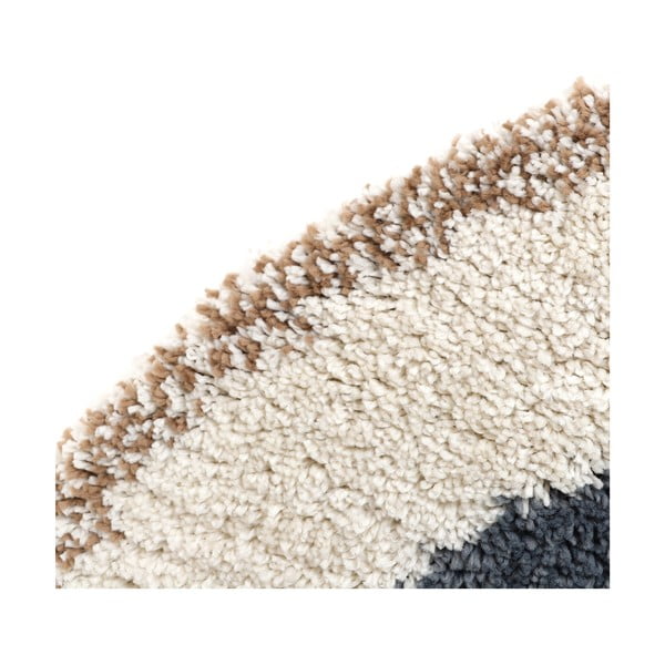 Bézs-krémszínű jutakeverék gyerek szőnyeg ø120 cm Bohemian Rainbow Bleu – Nattiot-image-3