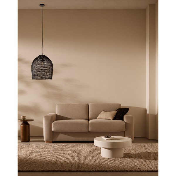 Bézs gyapjú szőnyeg 200x300 cm Lubrin – Kave Home-image-1