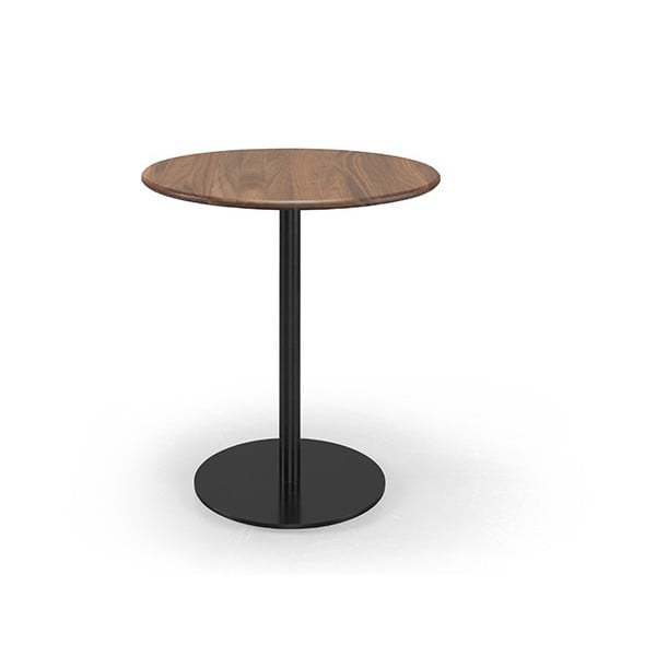 Bistrô kávézó asztal diófa asztallappal, Ø 70 cm - Wewood - Portuguese Joinery