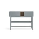 Kék-szürke konzolasztal 35x120 cm Corvo – Teulat