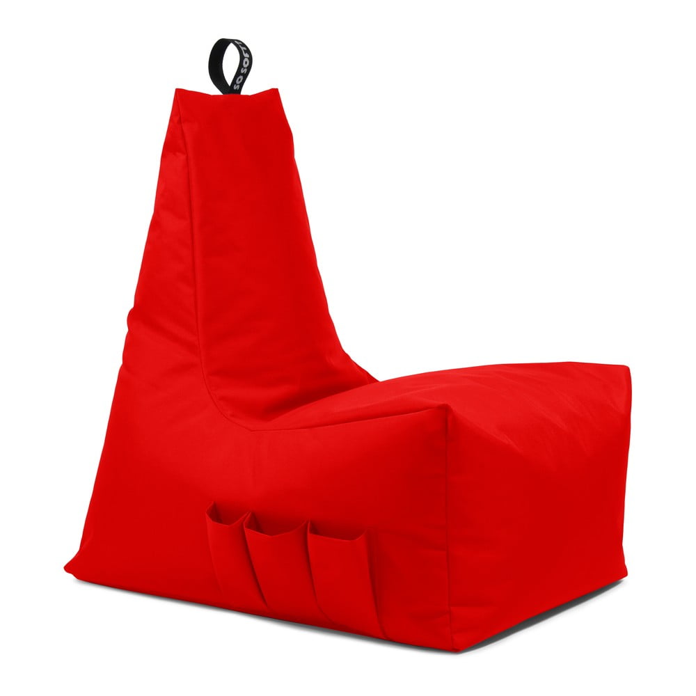 Piros babzsákfotel Icy Gamer L  So Soft?