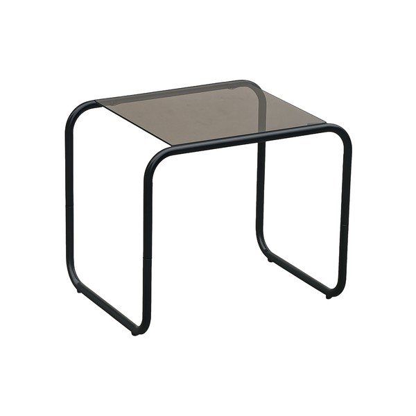 Tárolóasztal üveg asztallappal 40x50 cm Ventana – Leitmotiv