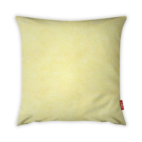 Sárga pamutkeverék párnahuzat 42x42 cm - Vitaus