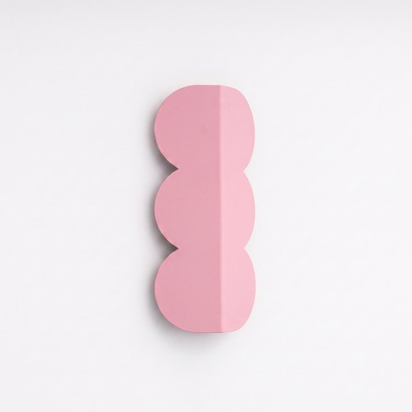 Rózsaszín alumínium fali lámpa BISCUIT – Thoro-image-4
