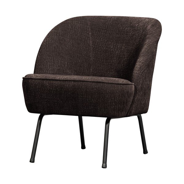Sötétbarna zsenília fotel Vogue – WOOOD