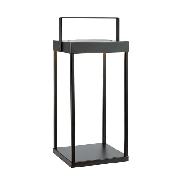Fekete napelemes-USB kültéri LED lámpás (magasság 42 cm) Pure – Markslöjd
