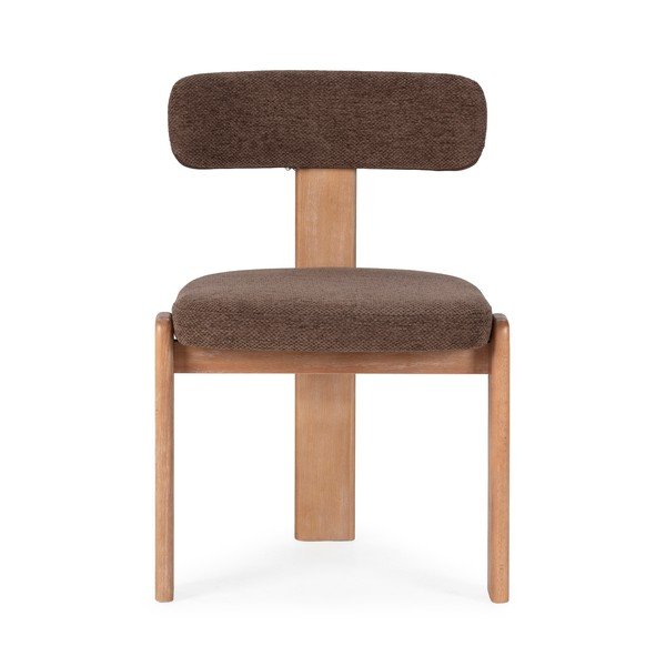 Barna kárpitozott étkezőszék szett 2 db-os Nadia – MOME