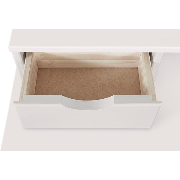 Gava fehér borovi fenyő íróasztal polccal - Støraa-image-4