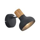 Matt fekete fali lámpa ø 10 cm Latika – Reality