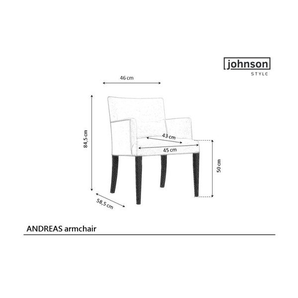 Andreas szürke fotel - JohnsonStyle-image-1