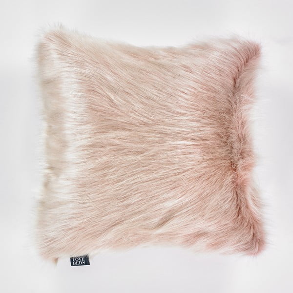 Fluffy rózsaszín párnahuzat, 50 x 50 cm - WeLoveBeds