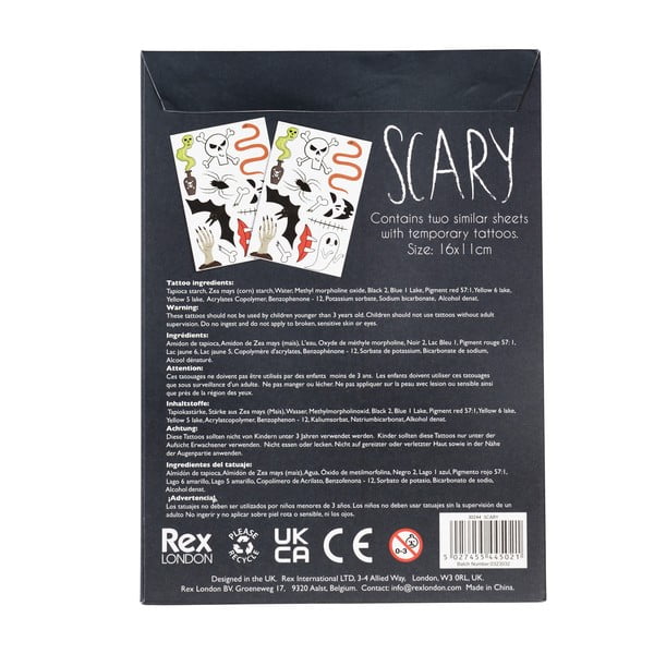 Gyerek tetoválás Scary – Rex London-image-3