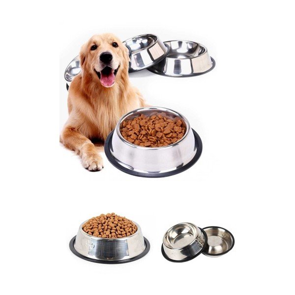 Fém kisállat tálka 2 db ø 22 cm - Lydia&Co-image-1