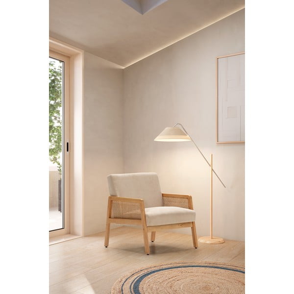 Bézs kordbársony szőtt fotel Debra – Marckeric-image-1