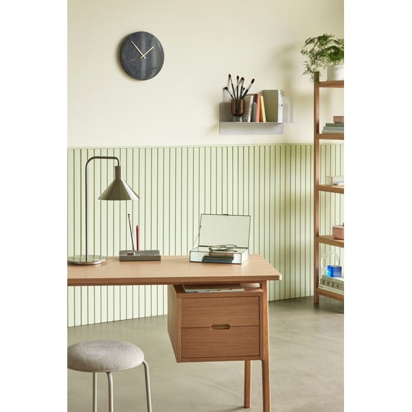 Natúr színű tölgyfa polcos állvány 45x180 cm Mason – Hübsch-image-3