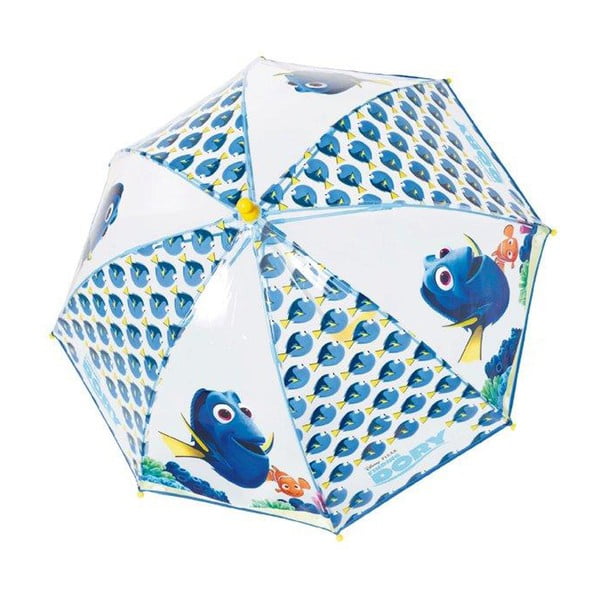 Birdcage Finding Dory átlátszó gyerek esernyő, ⌀ 68 cm - Ambiance