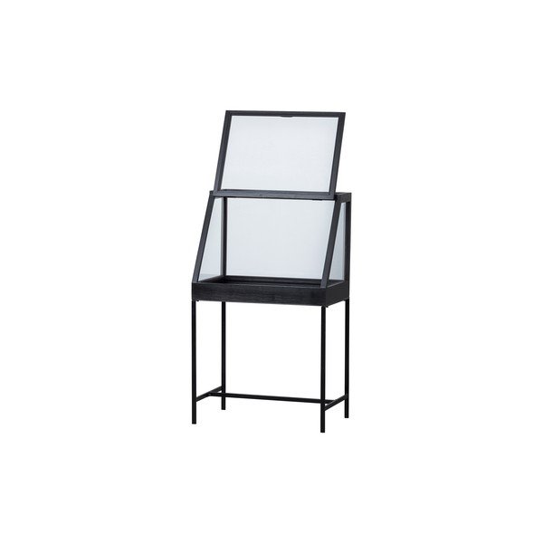 Fekete tálalószekrény 65x109 cm Dido – WOOOD-image-2