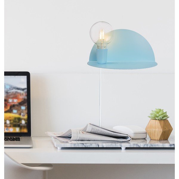 Decor Shelfie kék falilámpa polccal - Homemania-image-1