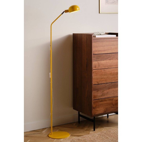 Sárga fém állólámpa hajlítható szerkezettel (magasság 146 cm) Lincon – Jotex-image-1