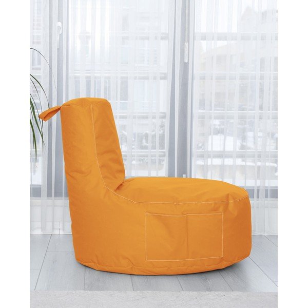 Narancssárga babzsákfotel EVA Sport – Floriane Garden-image-2