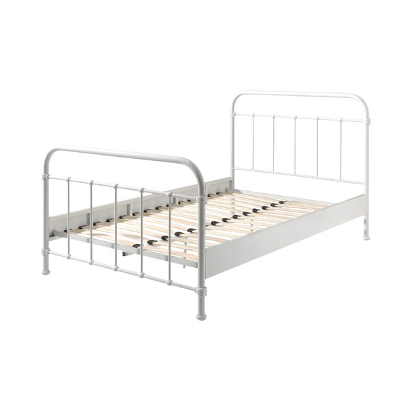 New York fehér fém gyerekágy, 120 x 200 cm - Vipack-image-1