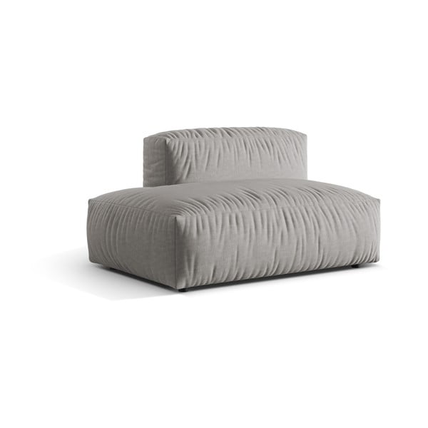 Sötétkék bársony kanapé modul (bal oldali) Martina – Micadoni -image-1