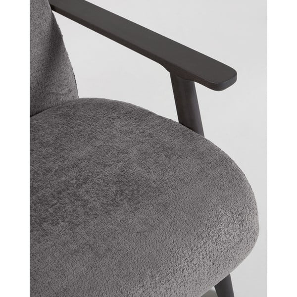 Szürke fotel Meghan - Kave Home-image-1