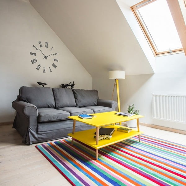 KORO fehér dohányzóasztal alsó polccal - Ragaba-image-1