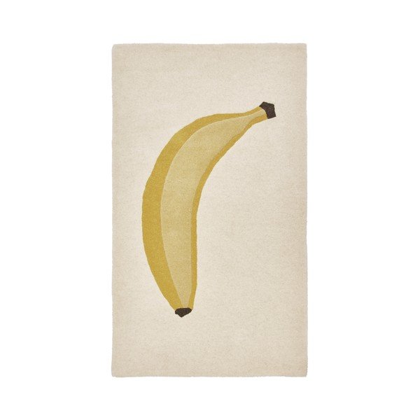 Gyapjúkeverék gyerek szőnyeg 80x140 cm Banana – OYOY Mini