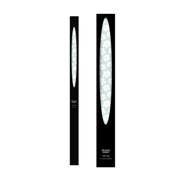 No. 8 Floral kék-fehér csomagolópapír - eleanor stuart-image-3