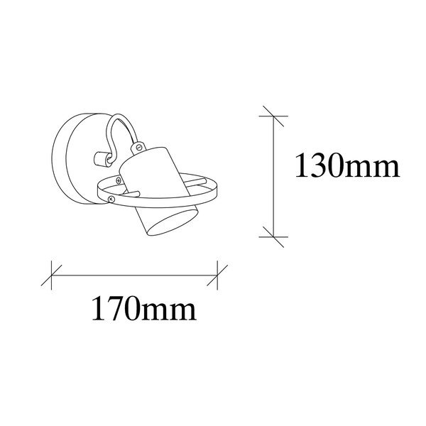 Fekete fali lámpa Vaveyla – Opviq lights-image-3