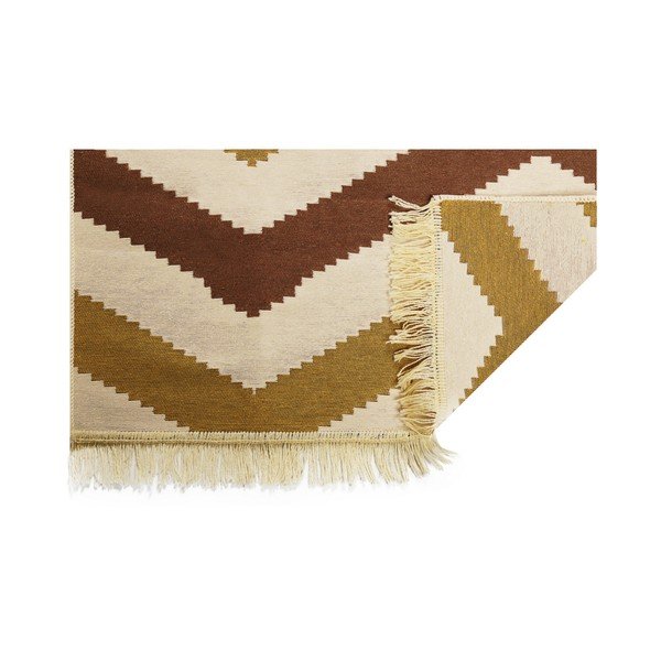 ZigZag Brown barna szőnyeg, 80 x 150 cm-image-2