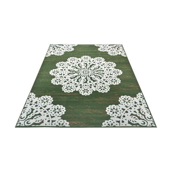 Zöld szőnyeg 150x80 cm Lace - Hanse Home-image-4