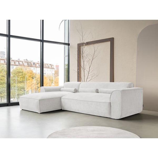 Fehér sarokkanapé (bal oldali) Flex Felix – Miuform-image-3