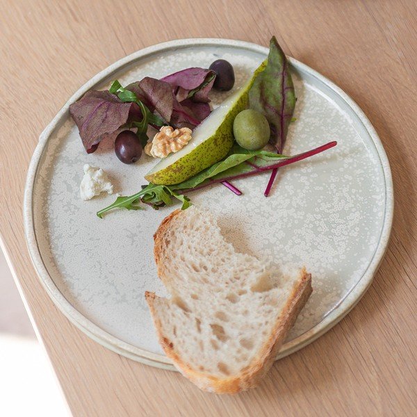 Fehér kő tányér készlet 2 db-os ø 20 cm Sand Grain – Mette Ditmer Denmark-image-4