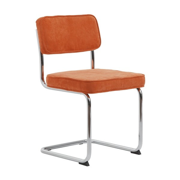 Narancssárga kordbársony étkezőszék Rupert – Unique Furniture