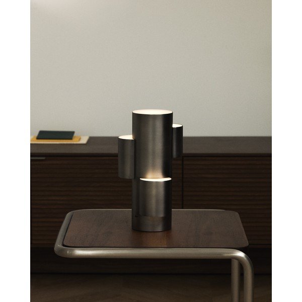 Fekete fém LED dimmelhető asztali lámpa (magasság 26,5 cm) Adrina – Kave Home-image-3