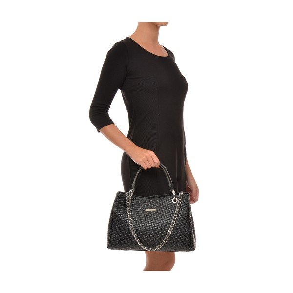 Daniele fekete bőr kézitáska - Renata Corsi-image-1