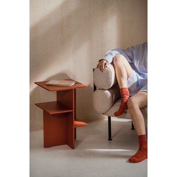 Terrakotta színű éjjeliszekrény Atik – noo.ma-image-1