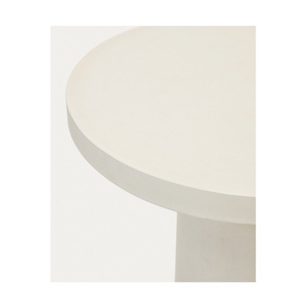 Beton kerek kerti étkezőasztal ø 90 cm Aiguablava – Kave Home-image-3