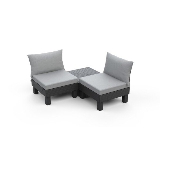 Szürke kétszemélyes kerti lounge szett Cantara – Keter-image-3